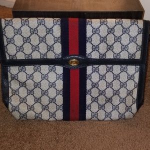 Vintage GUCCI  *navy, AUTHENTIC *